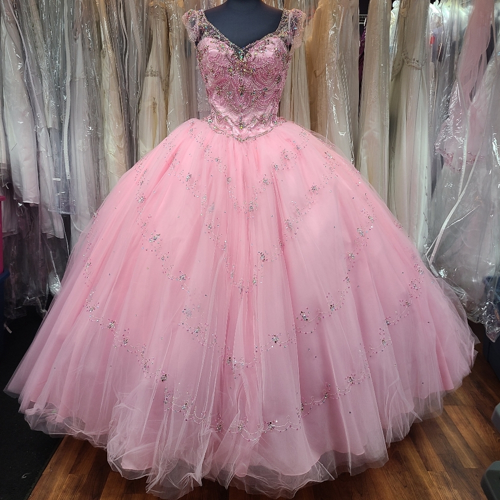 Glinda Pucker up Pink Ballgown